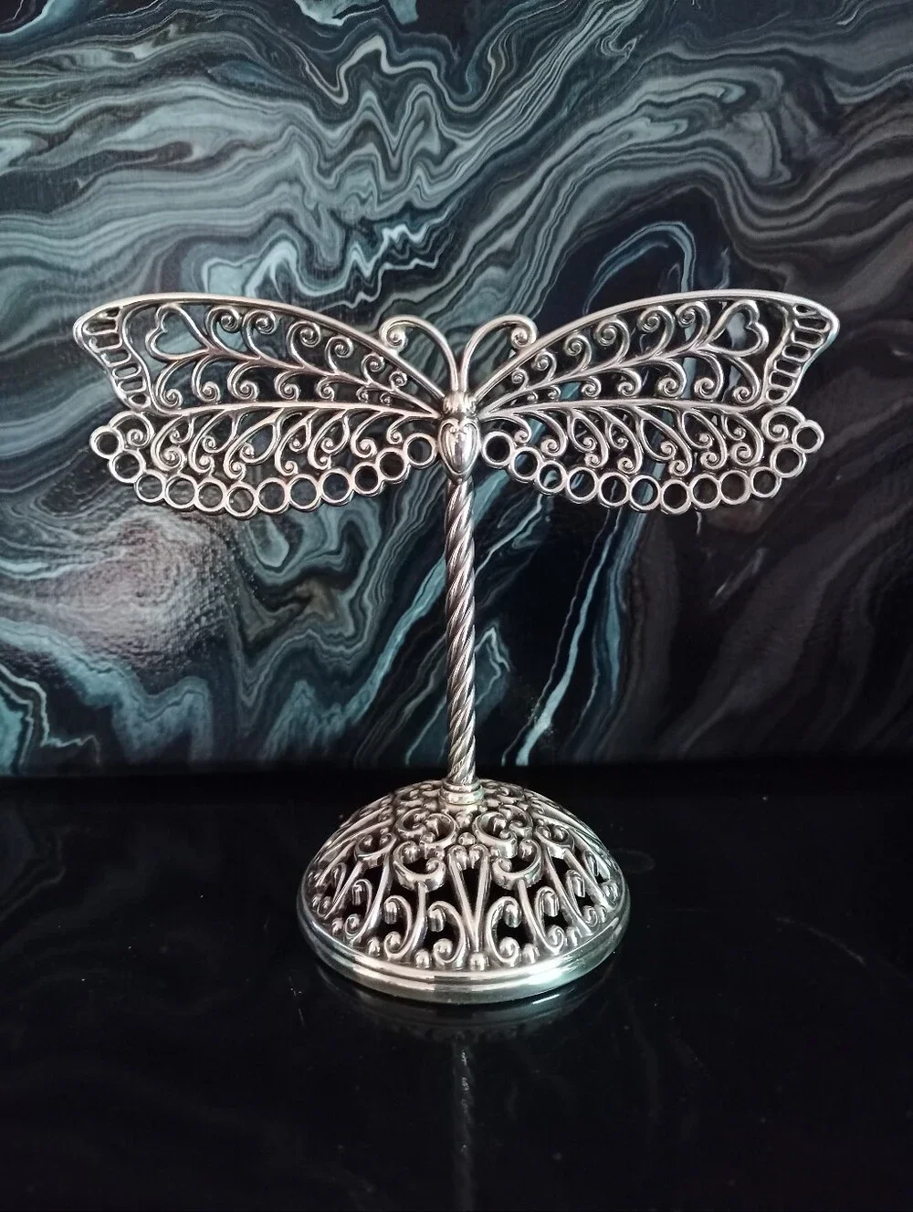 Brighton Silver Plated Dragonfly Earring Holder